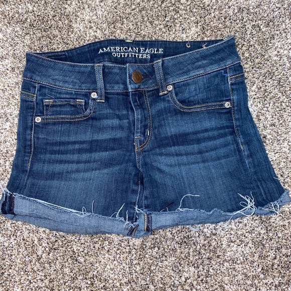 American Eagle Outfitters Pants - American Eagle super stretch size 4 jean shorts